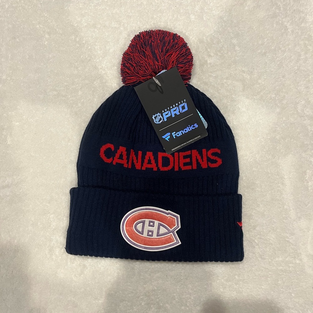 Montreal Canadiens Fanatics Beanie NWT. OSFA